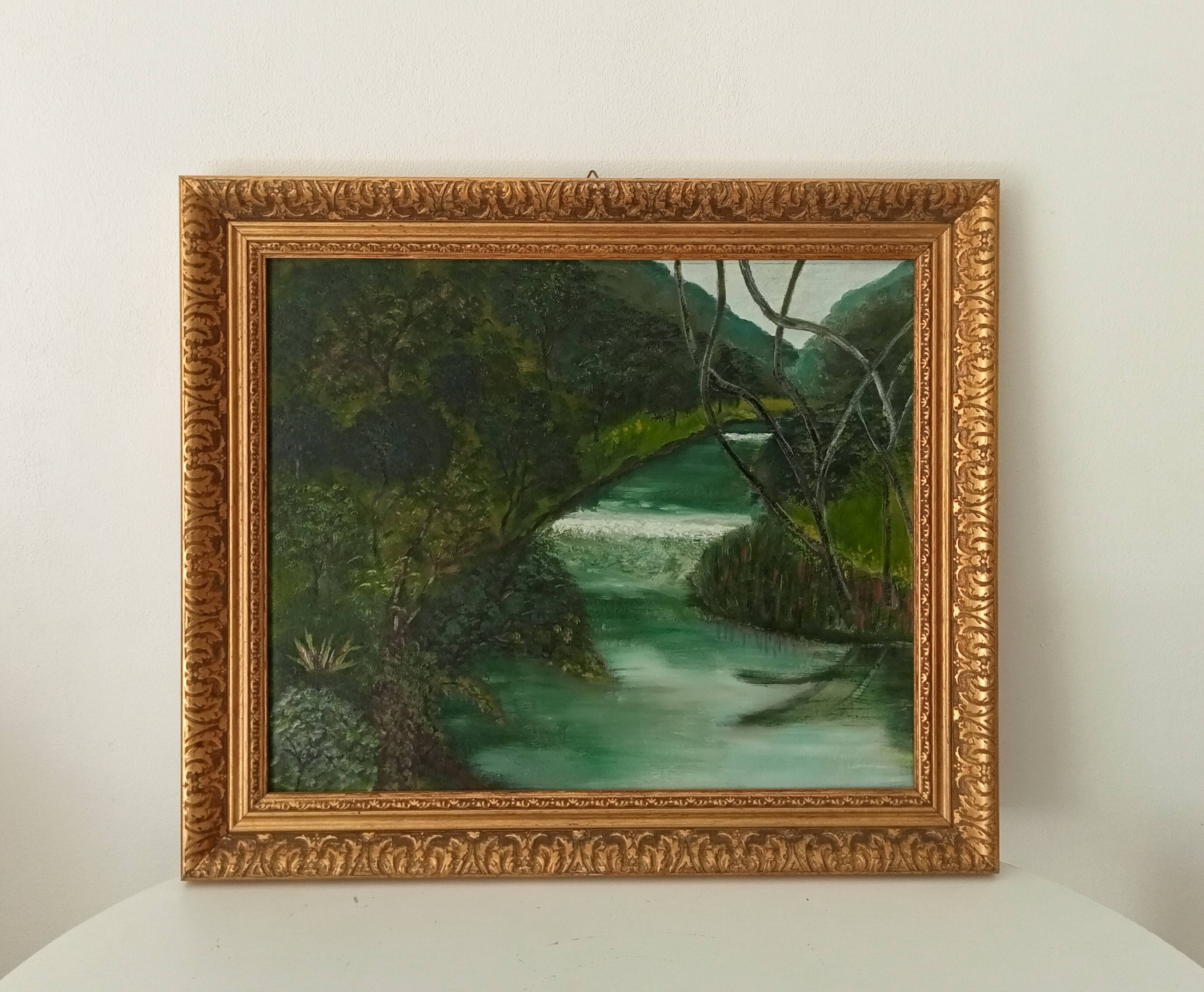 Oil painting by René Férréol Ringenbach "Val de Cusance"