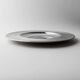 Vintage stainless steel bowl from the 1980s, polished metal with a finely textured surface, timeless elegant design, retro table decoration, noble gift idea.