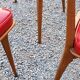 Set of 6 vintage Scandinavian style chairs from the 50s