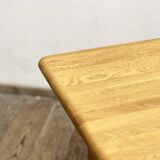 Mid century modern oak wood dining table, Danish Design, 1960s, Denmark