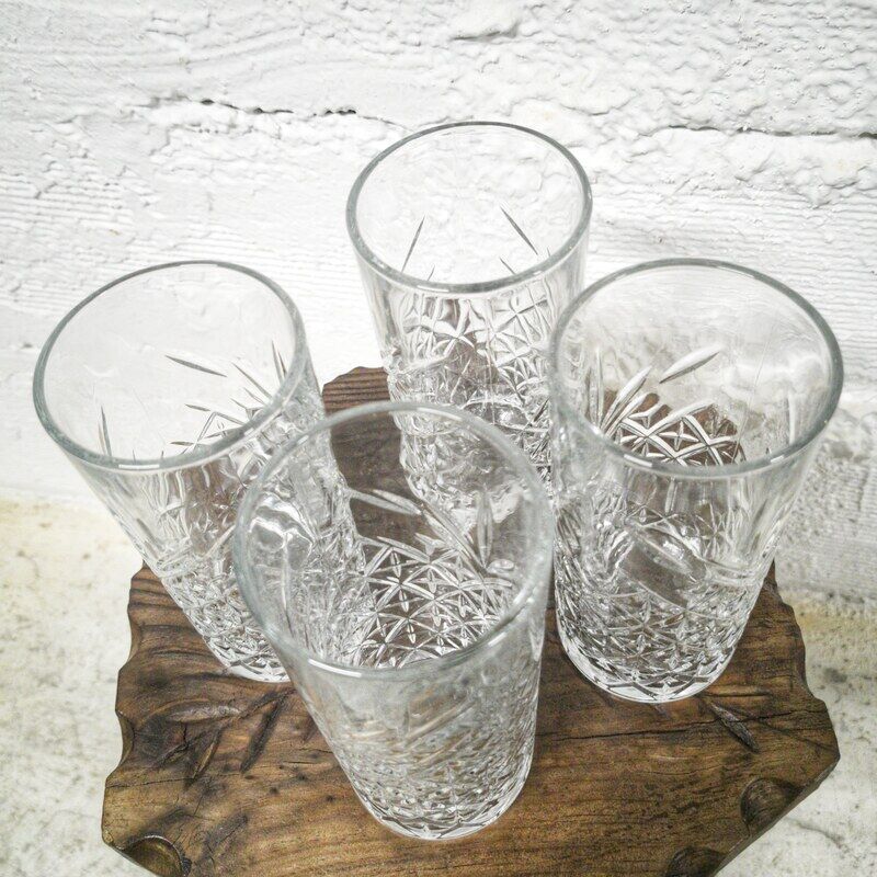 4 Long Drink glasses