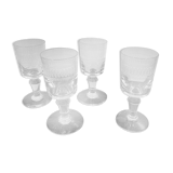 Set of 4 bistro glasses early XX century