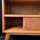 Secrétaire vintage pieds compas en bois