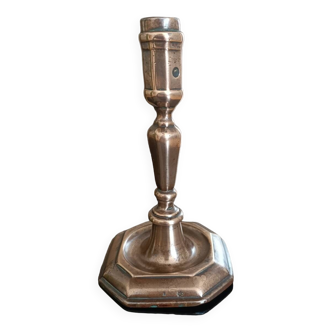 18th century copper candlestick