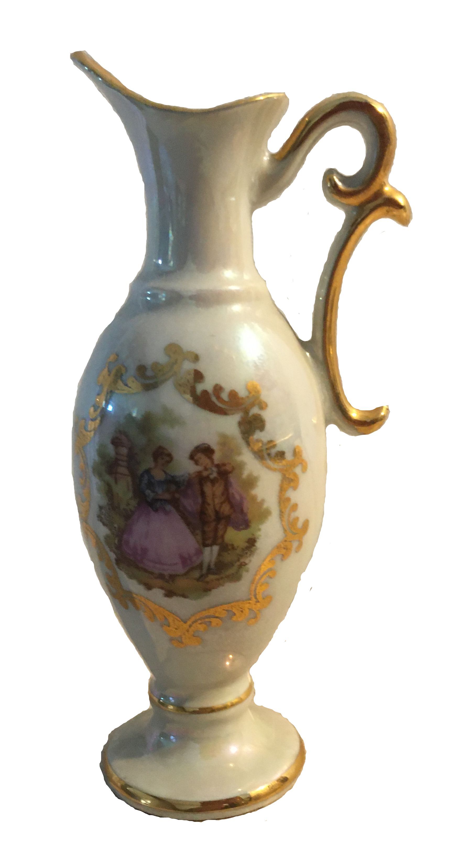 Small decorative earthenware vase