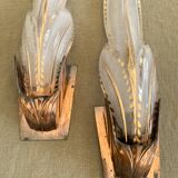 Pair of Art Deco wall sconces