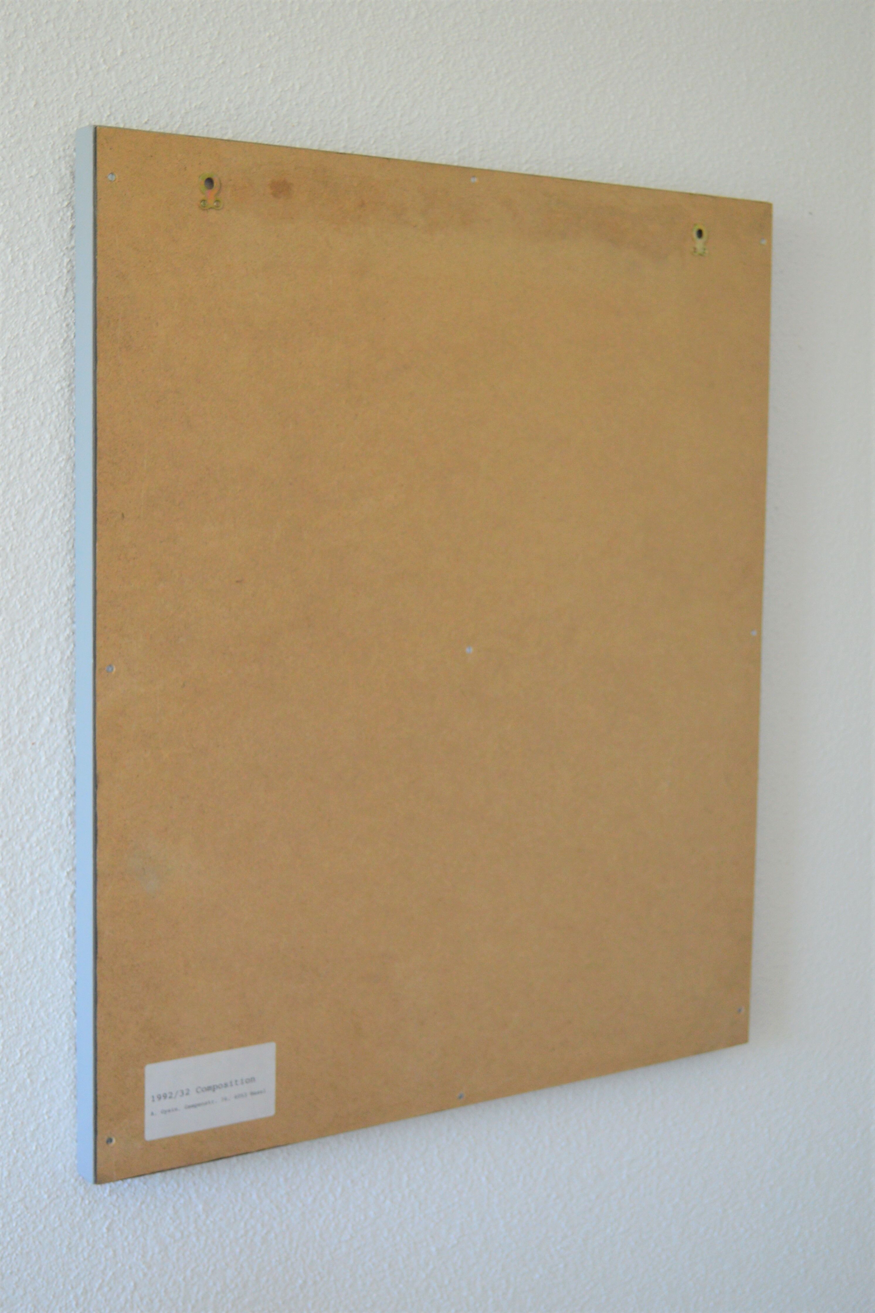 Painting on canvas construction contemporary abstract art