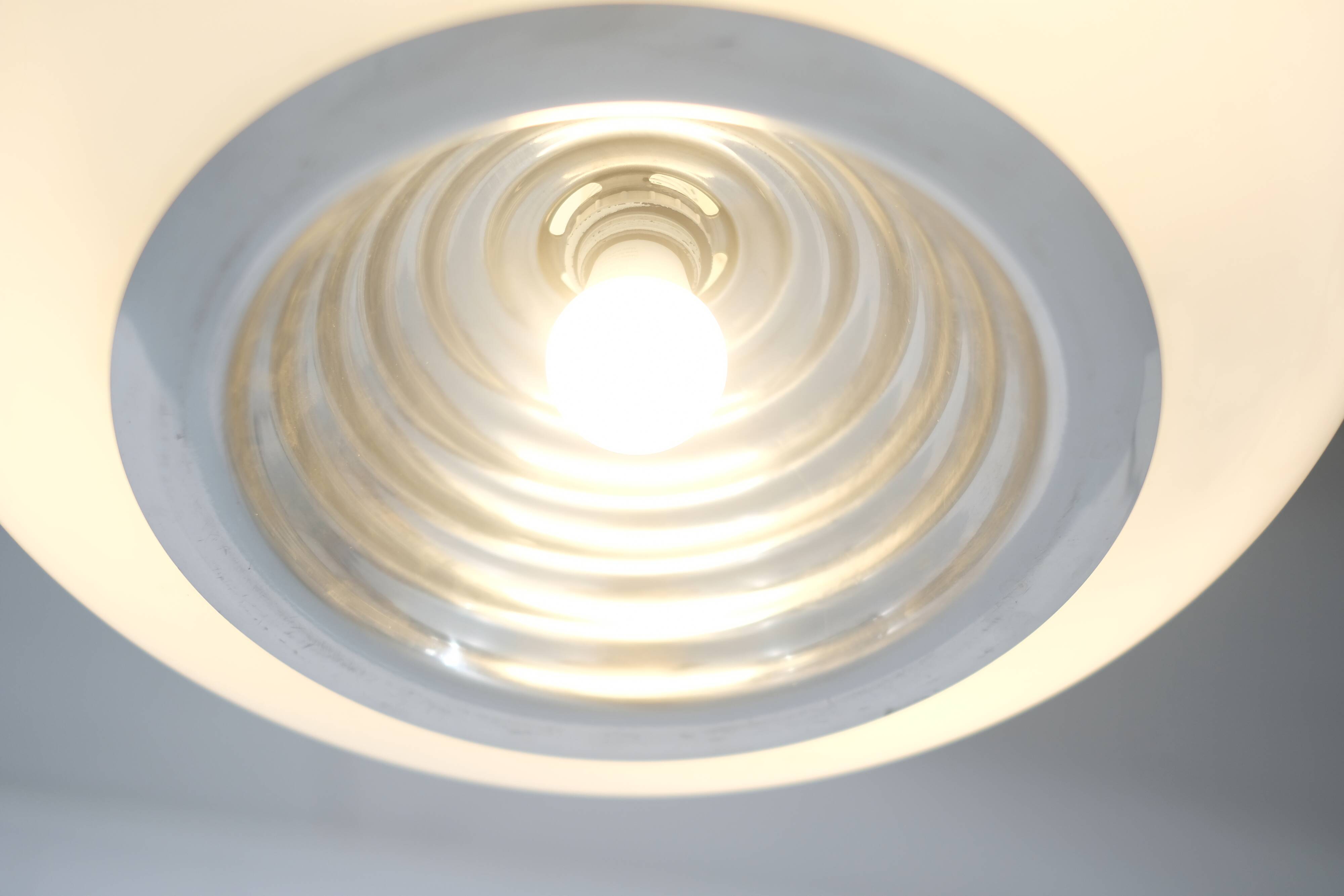 Black and White pendant light by Pier Giacomo & Achille Castiglioni for Flos - 1960s