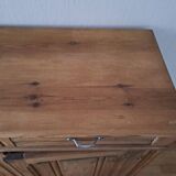 Old Parisian sideboard in raw wood