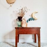 Old wooden coffee table