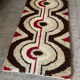 Wool rug 130x70 from the 70s