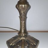 Art Nouveau style lamp 1950 Paris Star Trade Mark and glass paste