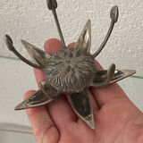 Ashtrays, lotus flower, removable petals, made of metal.