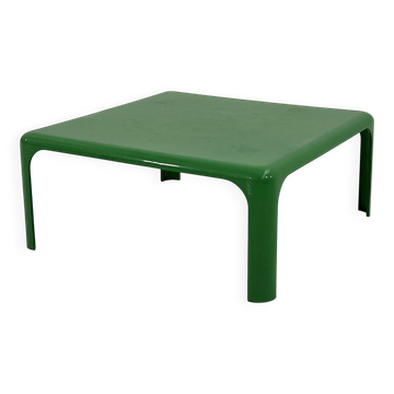 Green Demetrio coffee table 70 by Vico Magistretti for Artemide, 1960