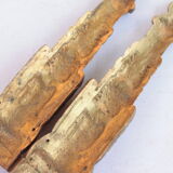 2 ornements de piètements meubles en bronze