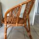 Fauteuil en rotin vintage