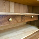 Walnut Bonnetière wardrobe