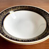 Service de table en porcelaine de Weimar, Echt Weimar Kobalt, série Eleganz, 21 pièces, bleu cobalt