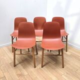 Set of 5 Sharky chairs, Kristalia