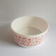 Salad bowl opaline arcopal scania vintage flowers 70s
