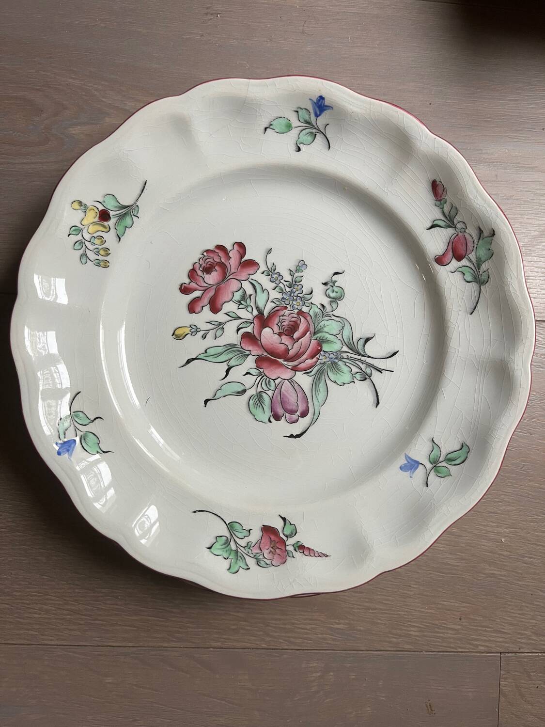 Luneville KG - set of 6 large plates