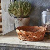 Vintage wicker basket