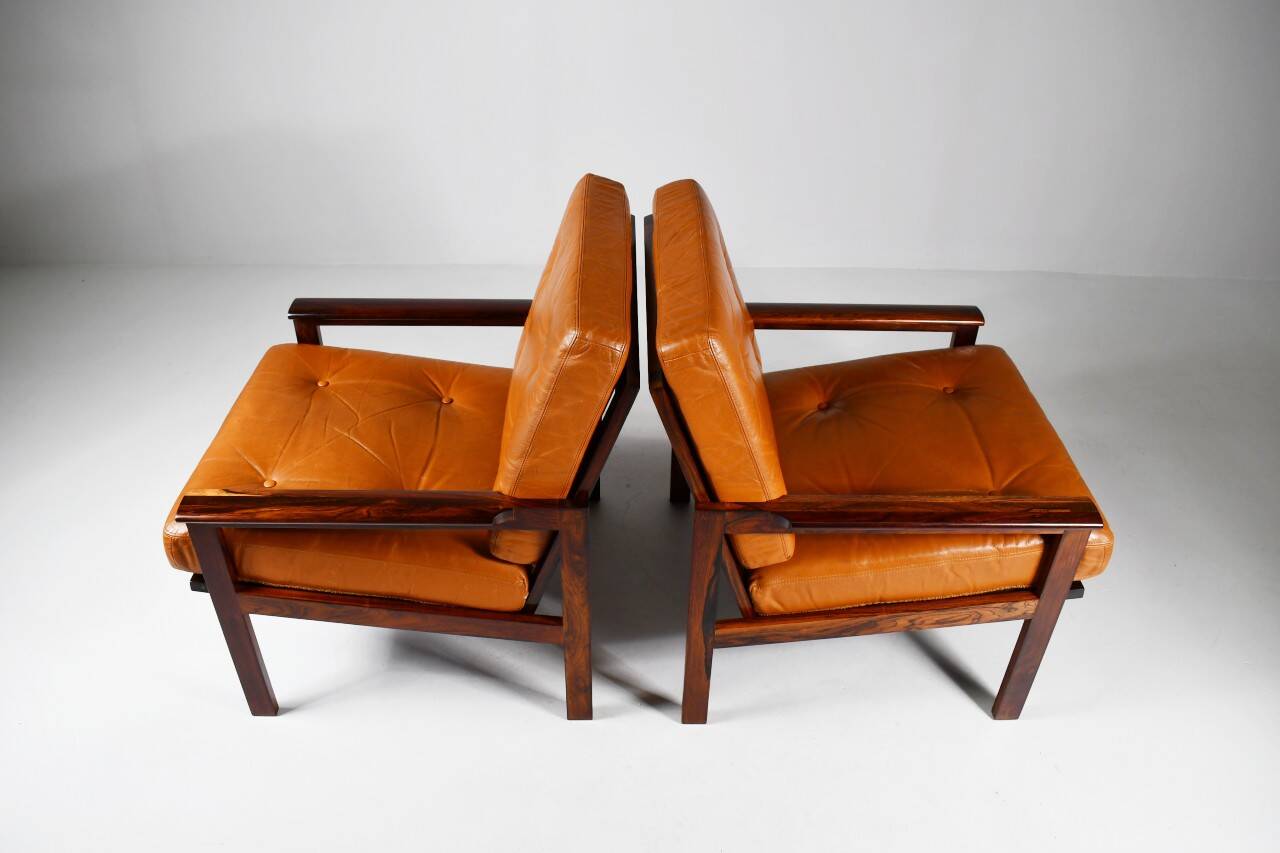 Fauteuils Capella par Ilum Wikkelsø, 1959