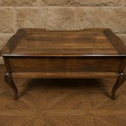 Large walnut writing desk – Louis XV style – 20th century