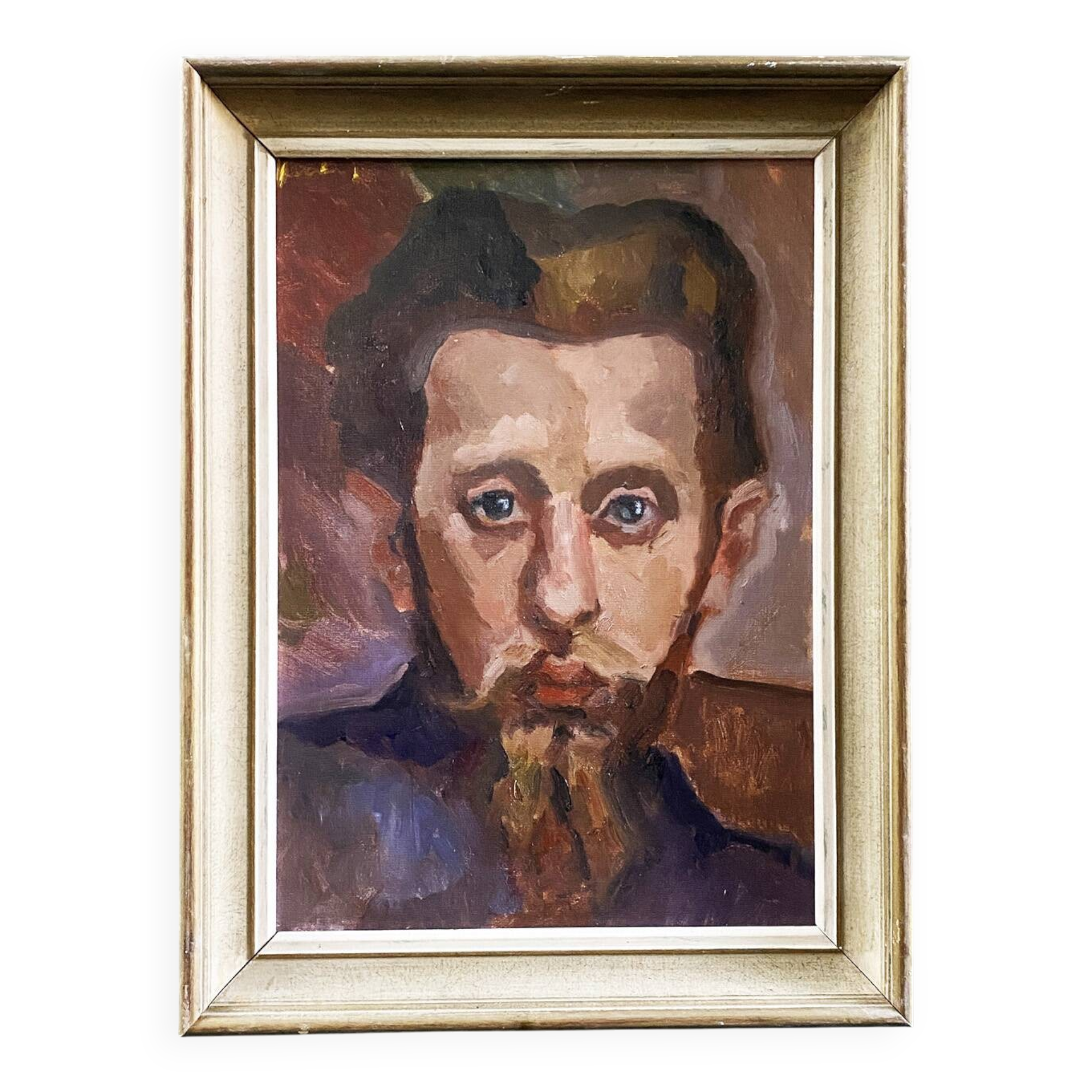 20th century expressionist painting "A young man"