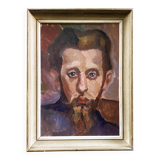 Tableau expressionniste XXème "Un jeune homme"