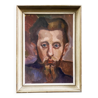 Tableau expressionniste XXème "Un jeune homme"