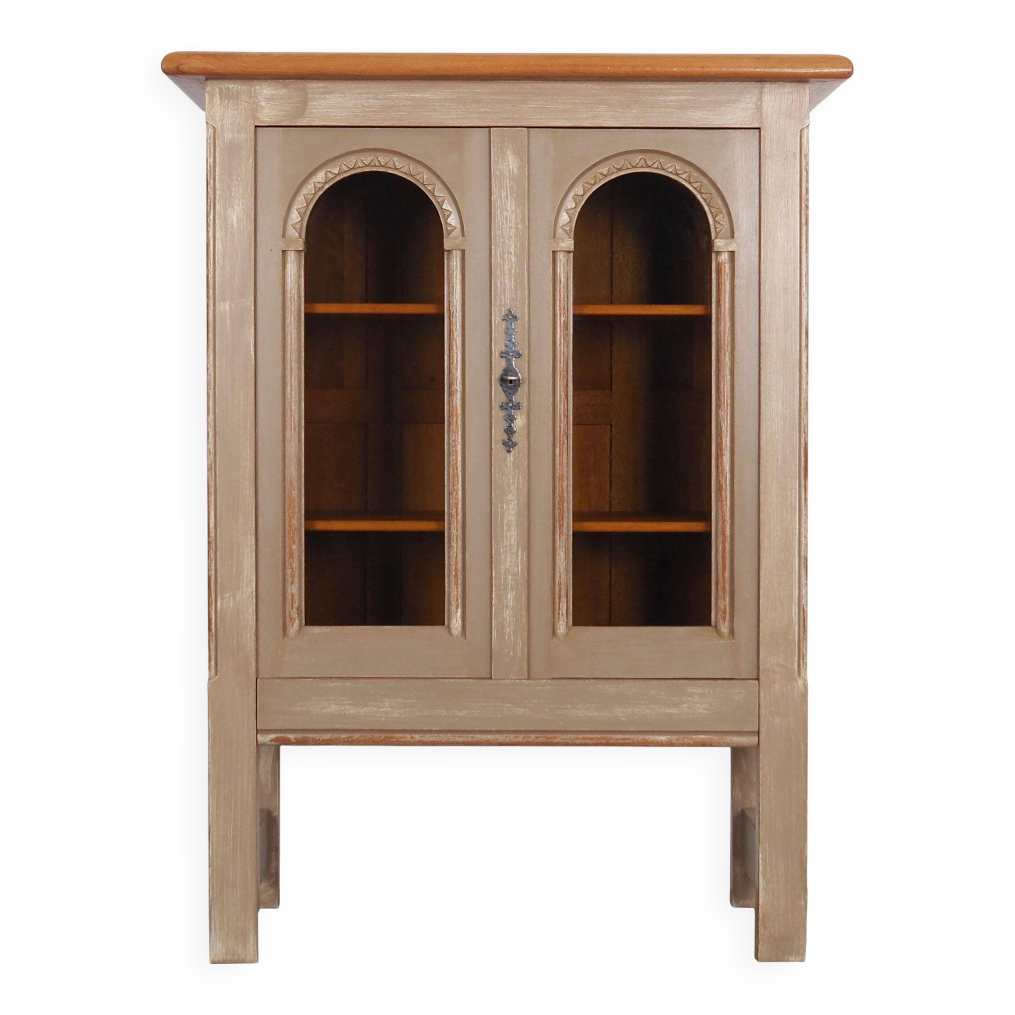 Oak showcase, Danish design, 1960s, production: Denmark