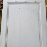 Old interior door from the end of the 19th century with locking system