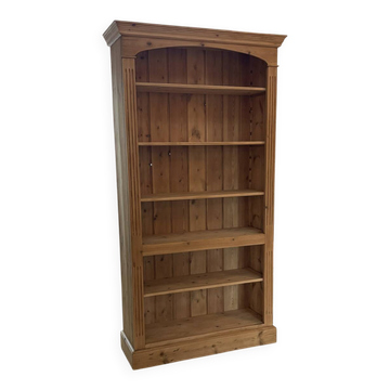 Antique library in solid pine