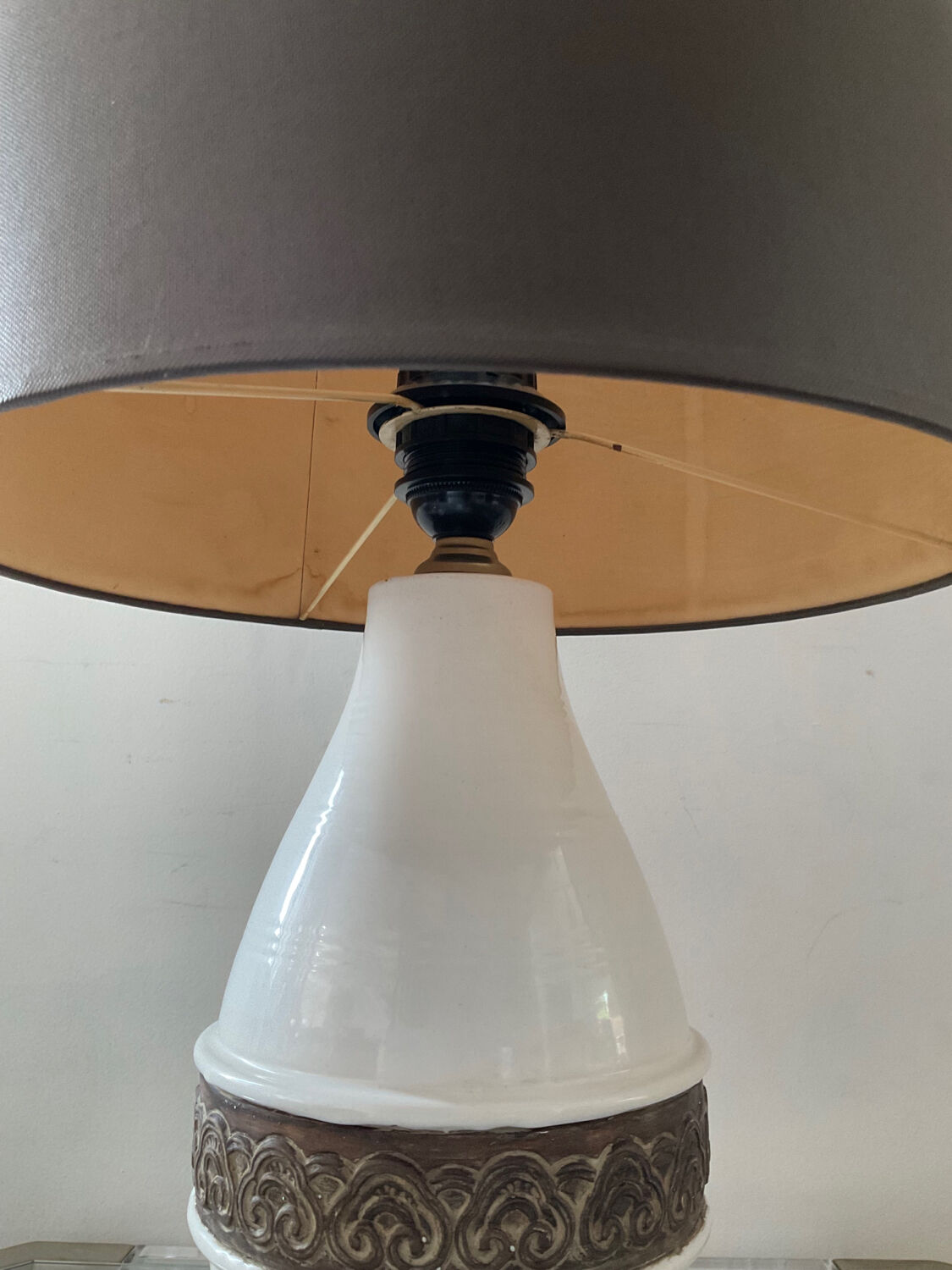Vintage Italian ceramic lamp