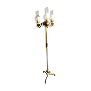 Lampadaire laiton doré