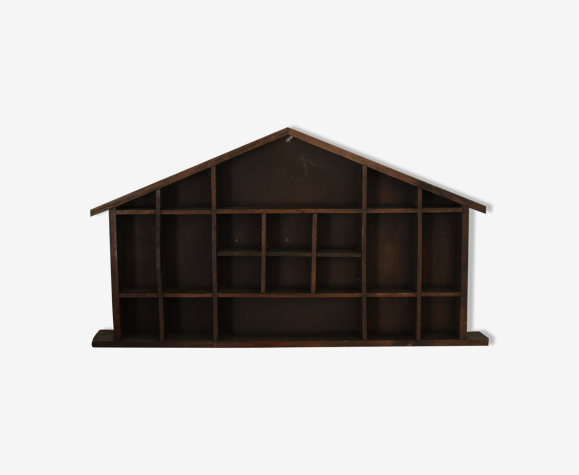 Maison casiers étagère murale