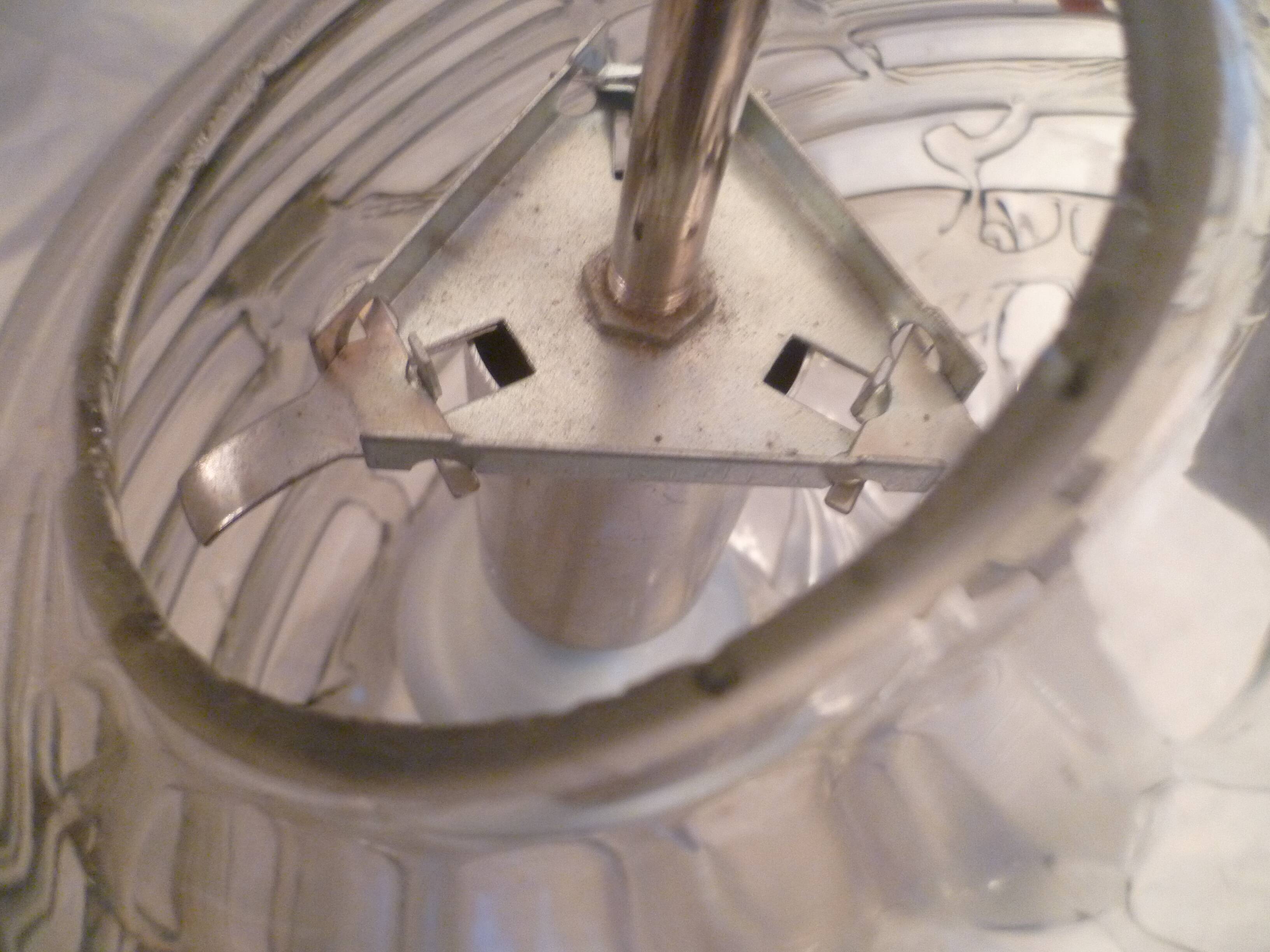 Set of 2 smoked glass ball suspensions by Doria Leuchten, Germany, 1970s.