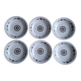 Set of 6 Murielle Boch plates