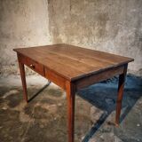 Antique French oak table, 19th century.