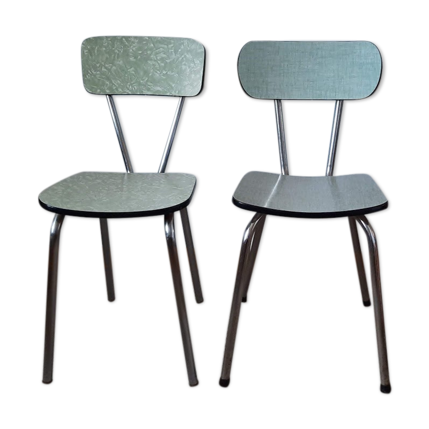 Lot of vintage formica chairs