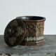 Pot à tabac ancien style néogothique XIXe siècle