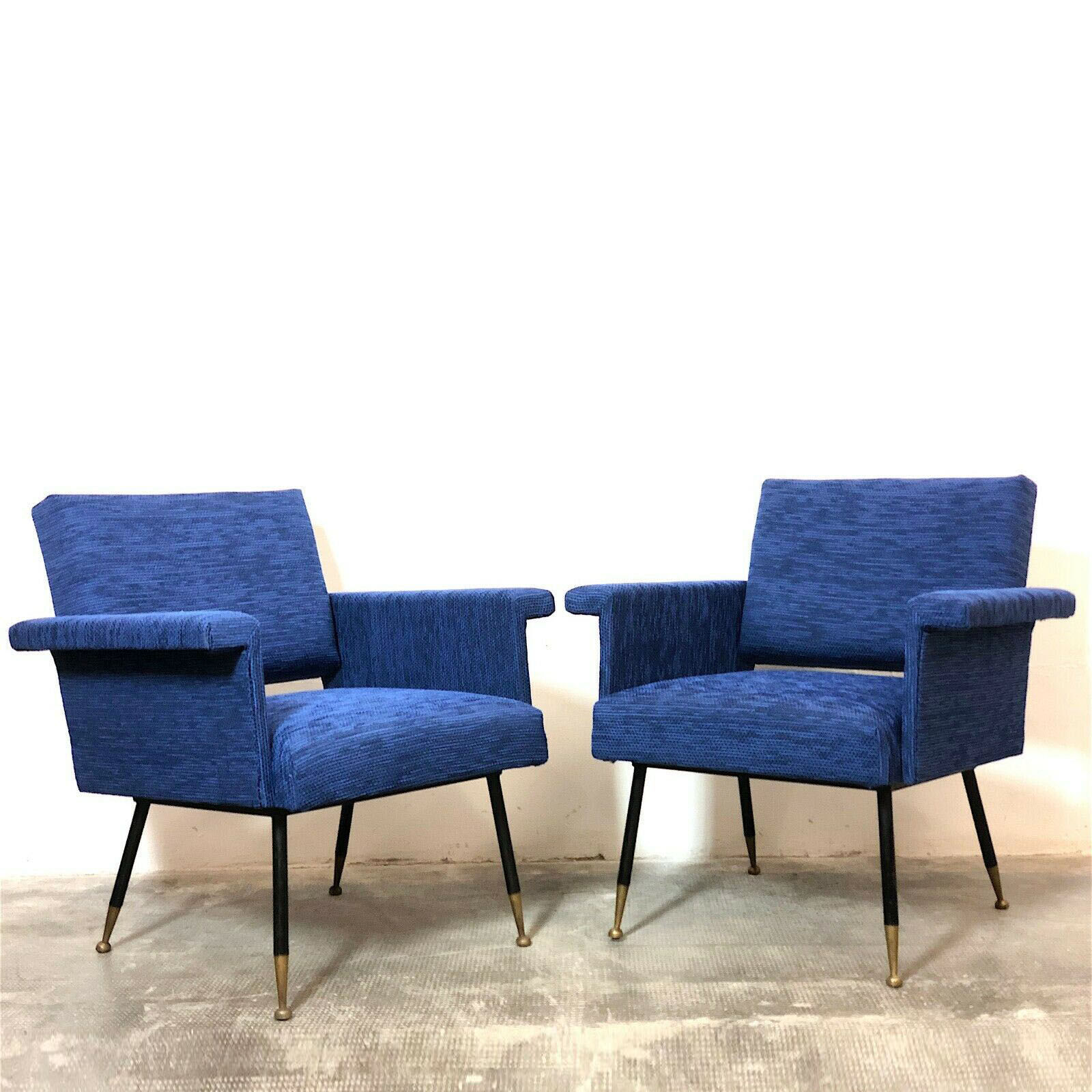 Pair of lounge chairs Renzo Minotti, Italy, 60s