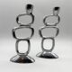 Pair of candlesticks "Circle" – Matthew Hilton, 1980s