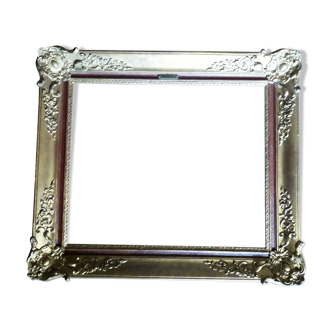 Ancient wooden and stucco frame that framed a work by Pierre Armand