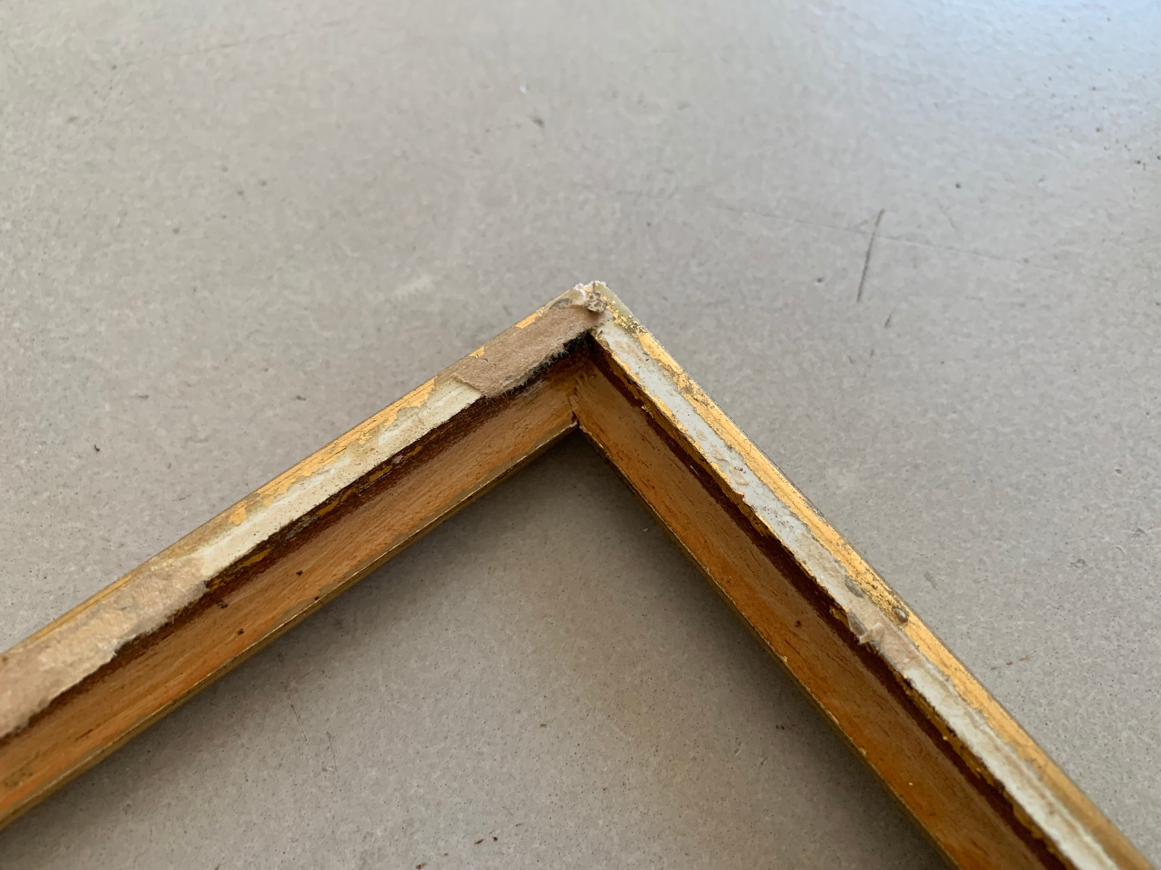 Old gold frame 27x42cm