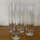 Product BHV Set of 4 Scandinavian crystal champagne flutes 1970