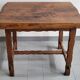 Vintage brutalist oak table 1970