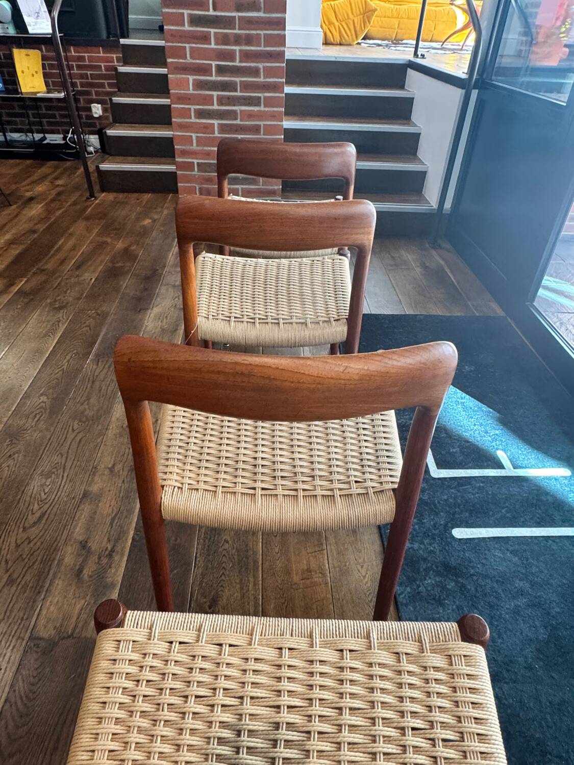 Set of 4 chairs by Niels Otto Moller