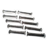 10 Hungarian crystal knife holders